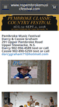 Mobile Screenshot of nspembrokemusicfestival.com